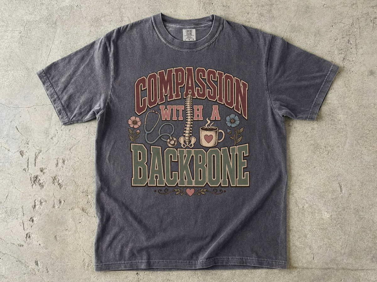 Compassion With a Backbone Graphic T-Shirt