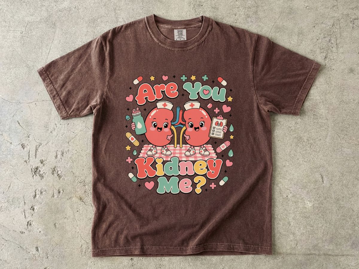 Are You Kidney Me? Funny Kidney Pair Graphic T-Shirt