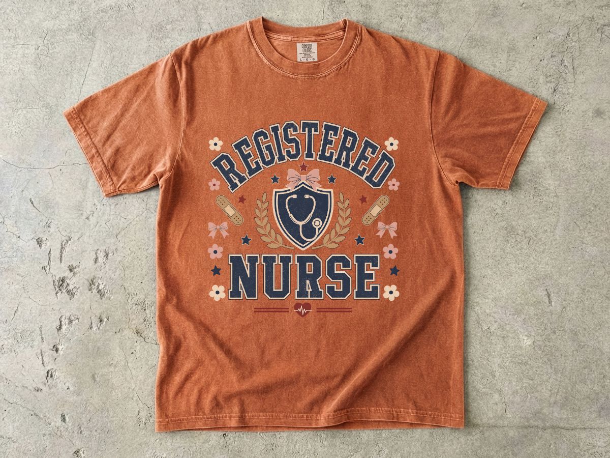 Registered Nurse T-Shirt — Proud RN Badge Tee