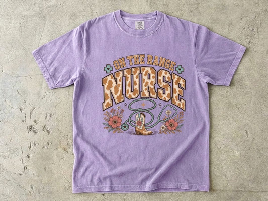 Cowgirl Nurse T‑Shirt — 'On the Ranch' Western Nursing Tee
