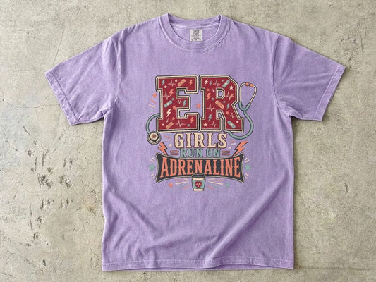 ER Girls Run on Adrenaline T-Shirt