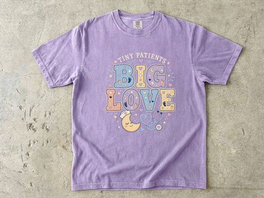 Tiny Patients Big Love Shirt | NICU Nurse Gift Tee