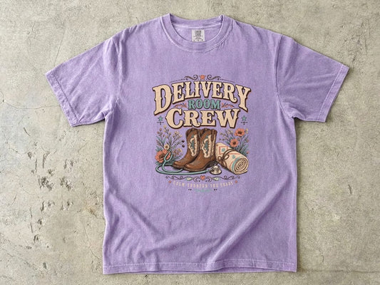 Delivery Room Crew Shirt | Western L&D Nurse Gift Tee