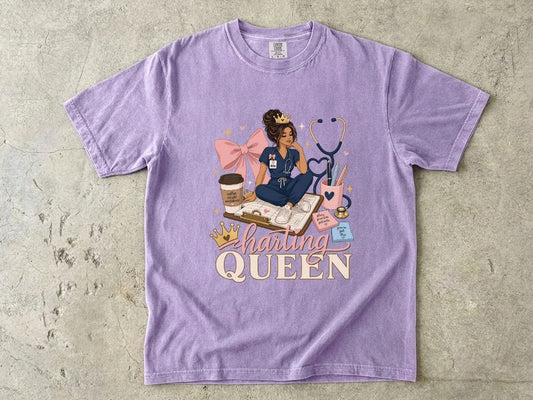 Charting Queen Shirt | Cute Nurse Gift Tee