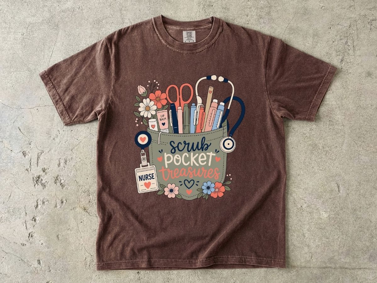 Scrub Pocket Essentials Shirt | Nurse Essentials Gift Tee