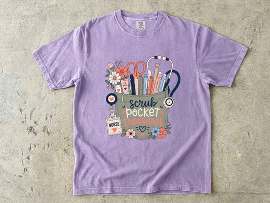 Scrub Pocket Essentials Shirt | Nurse Essentials Gift Tee