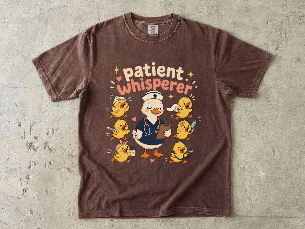 Patient Whisperer Nurse Shirt | Funny Duck RN Tee