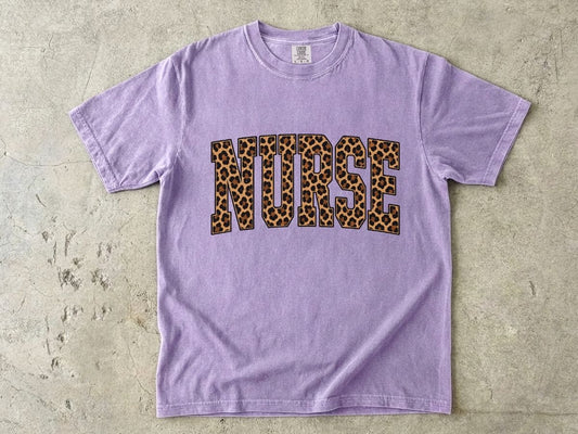 Nurse Leopard Print T-Shirt