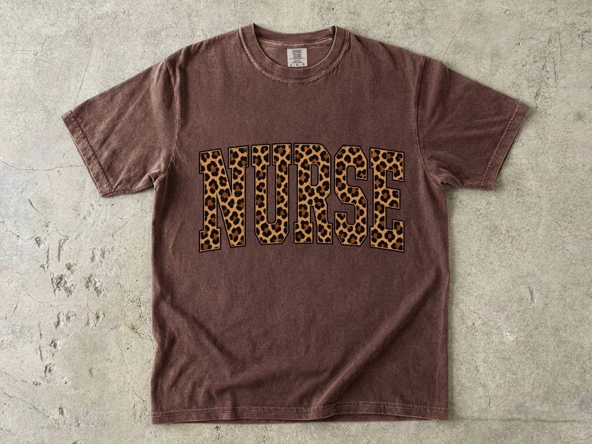 Nurse Leopard Print T-Shirt