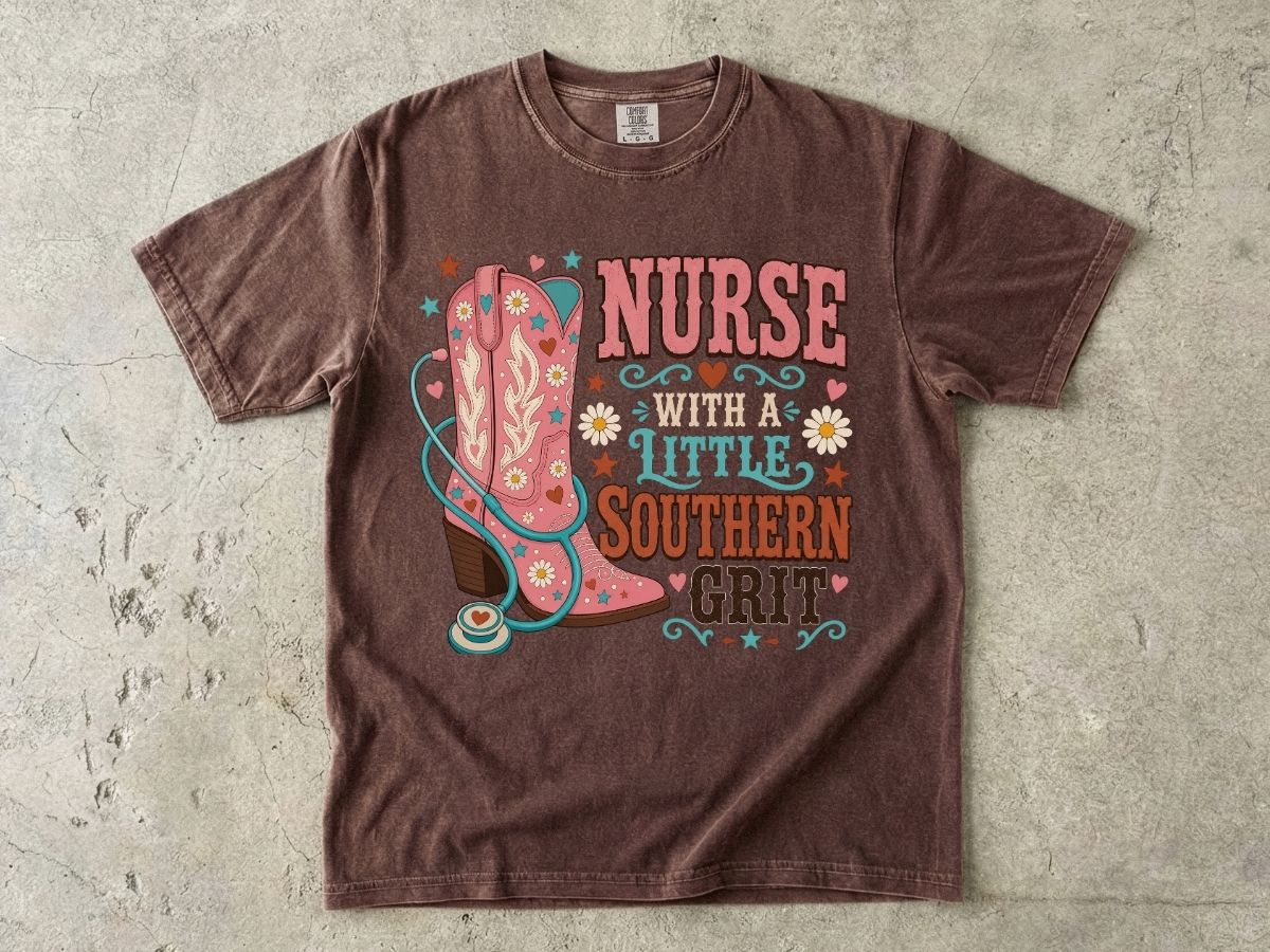 Nurse With a Little Southern Grit T-Shirt