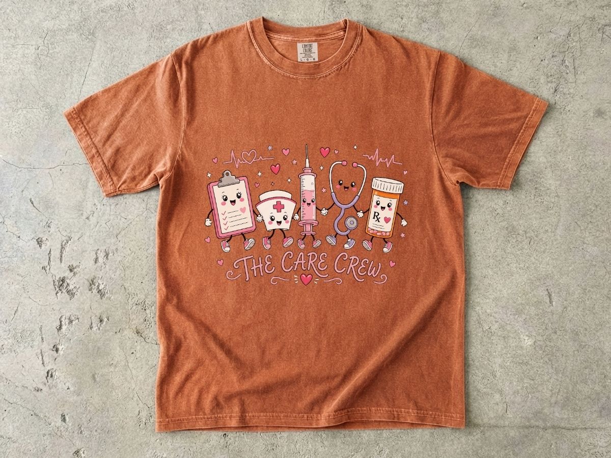 The Care Crew T-Shirt — Cute Medical Staff Nurse Gift