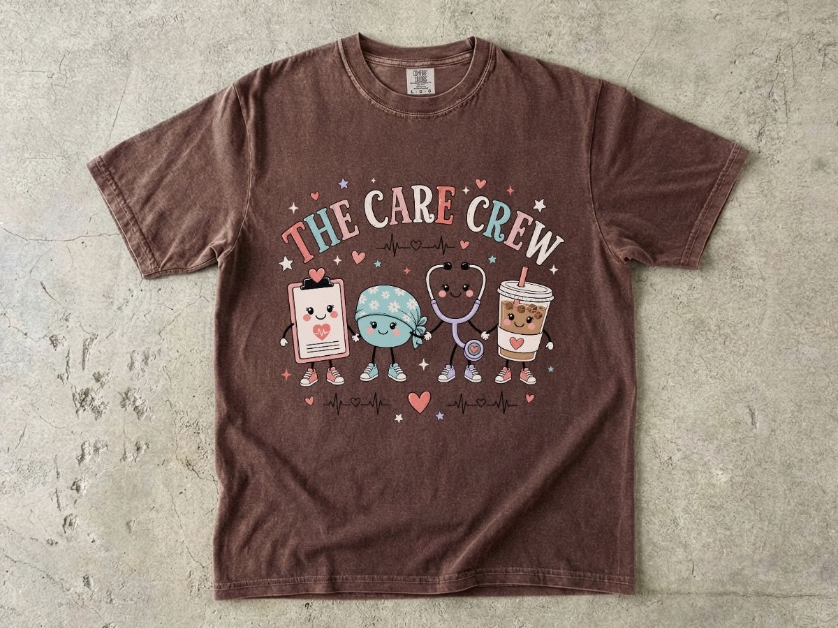 The Care Crew Nurse Shirt | Cute Healthcare Worker Tee