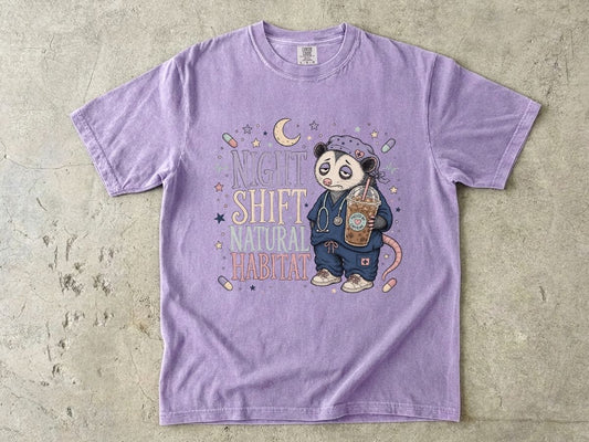 Night Shift Natural Habitat Nurse Shirt | Funny RN Tee