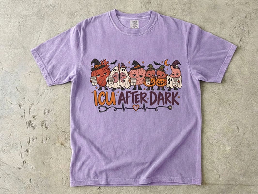 ICU After Dark Nurse Shirt | Night Shift ICU Nurse Tee