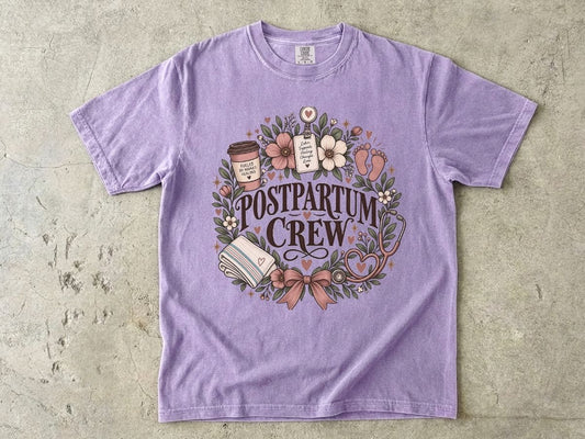 Postpartum Nurse Shirt | Mother Baby RN Graphic Tee & Gift