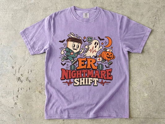 ER Nurse Halloween Shirt | ER Nightmare Shift RN Tee