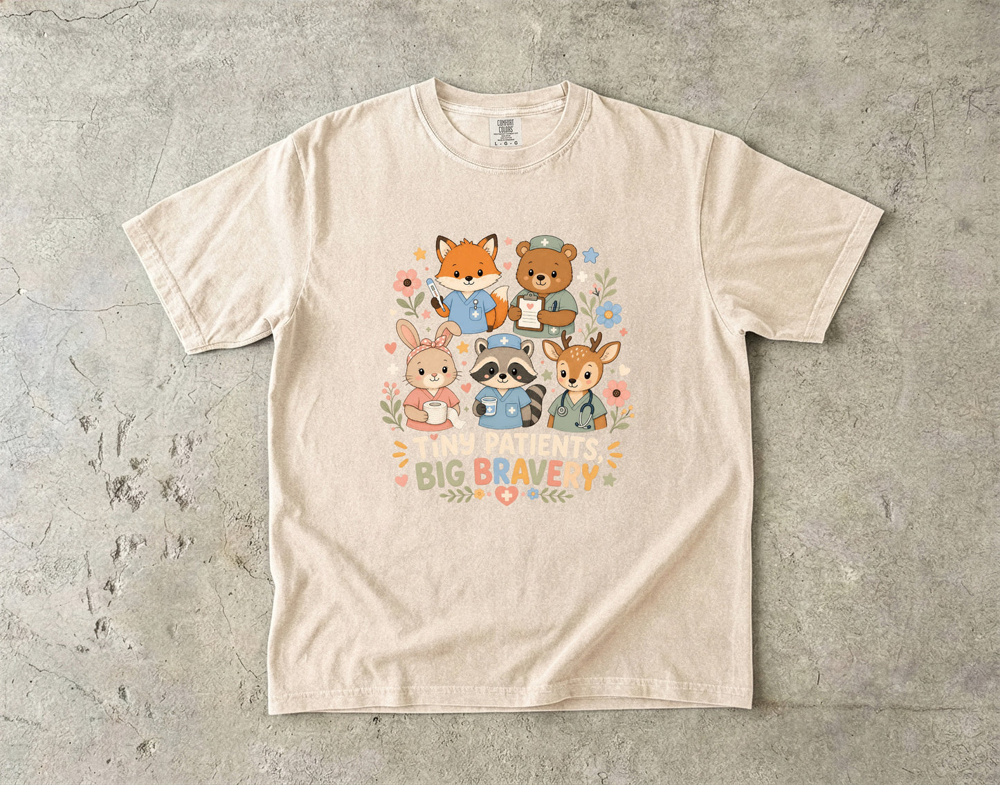 Tiny Patients, Big Bravery Caregiver Tee