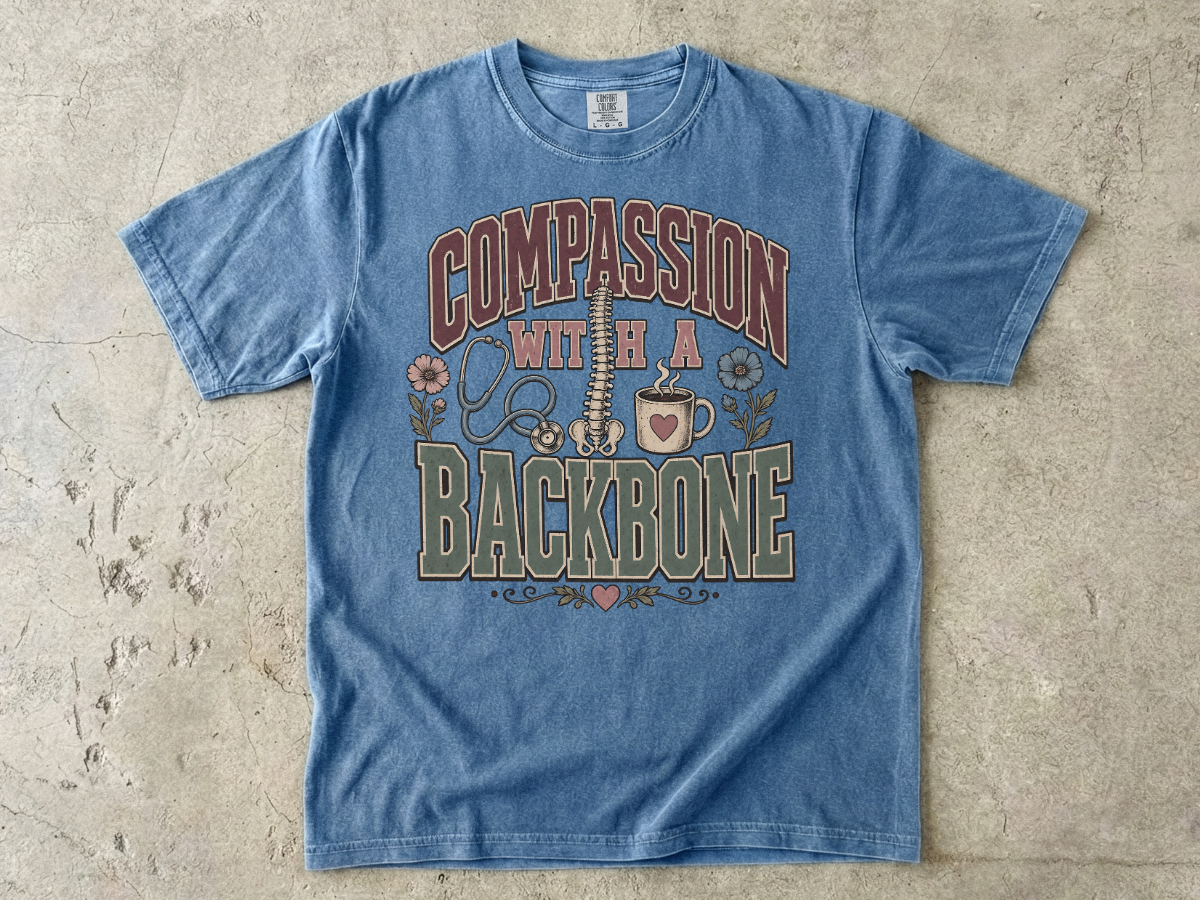 Compassion With a Backbone Graphic T-Shirt