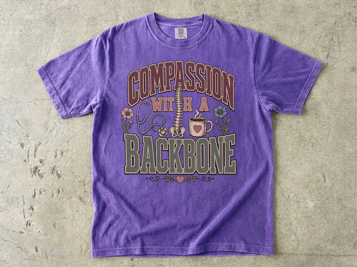 Compassion With a Backbone Graphic T-Shirt