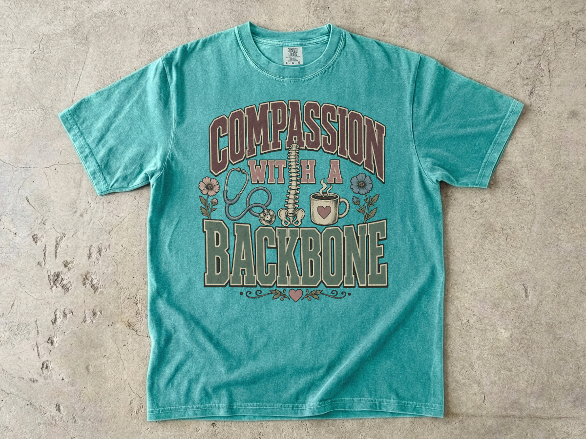 Compassion With a Backbone Graphic T-Shirt