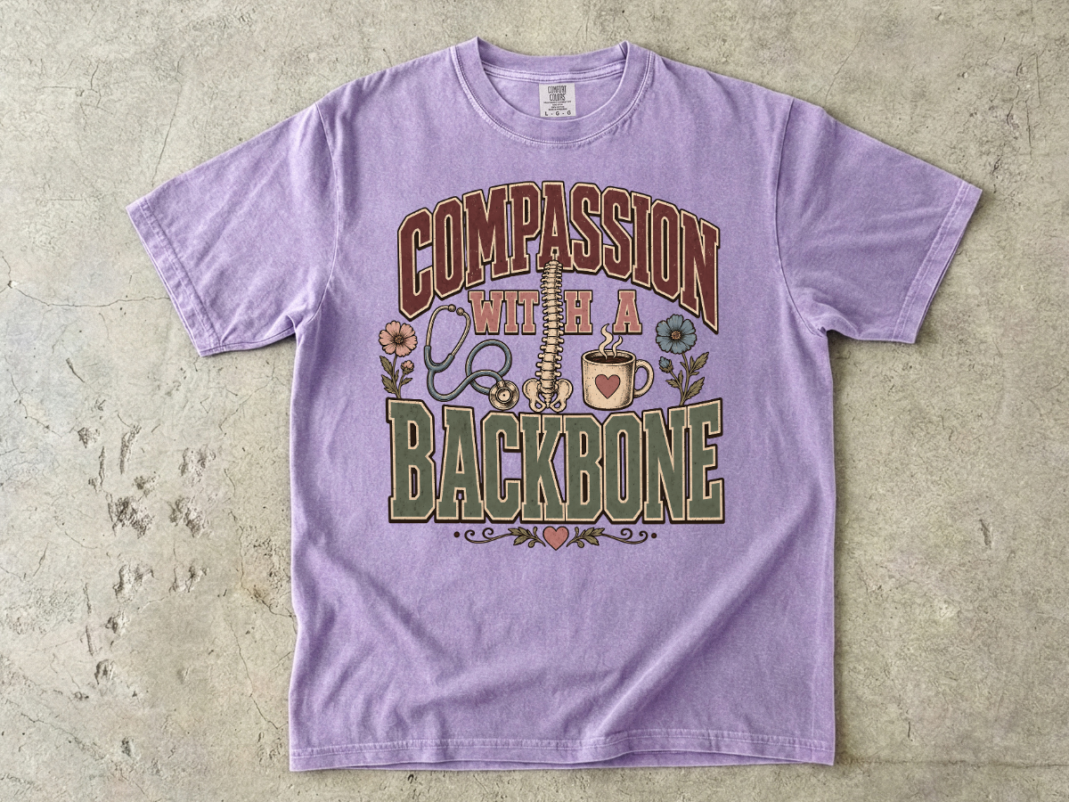 Compassion With a Backbone Graphic T-Shirt