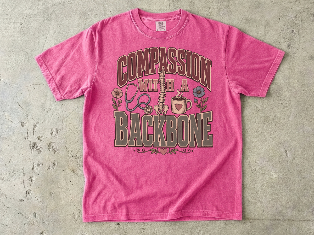 Compassion With a Backbone Graphic T-Shirt