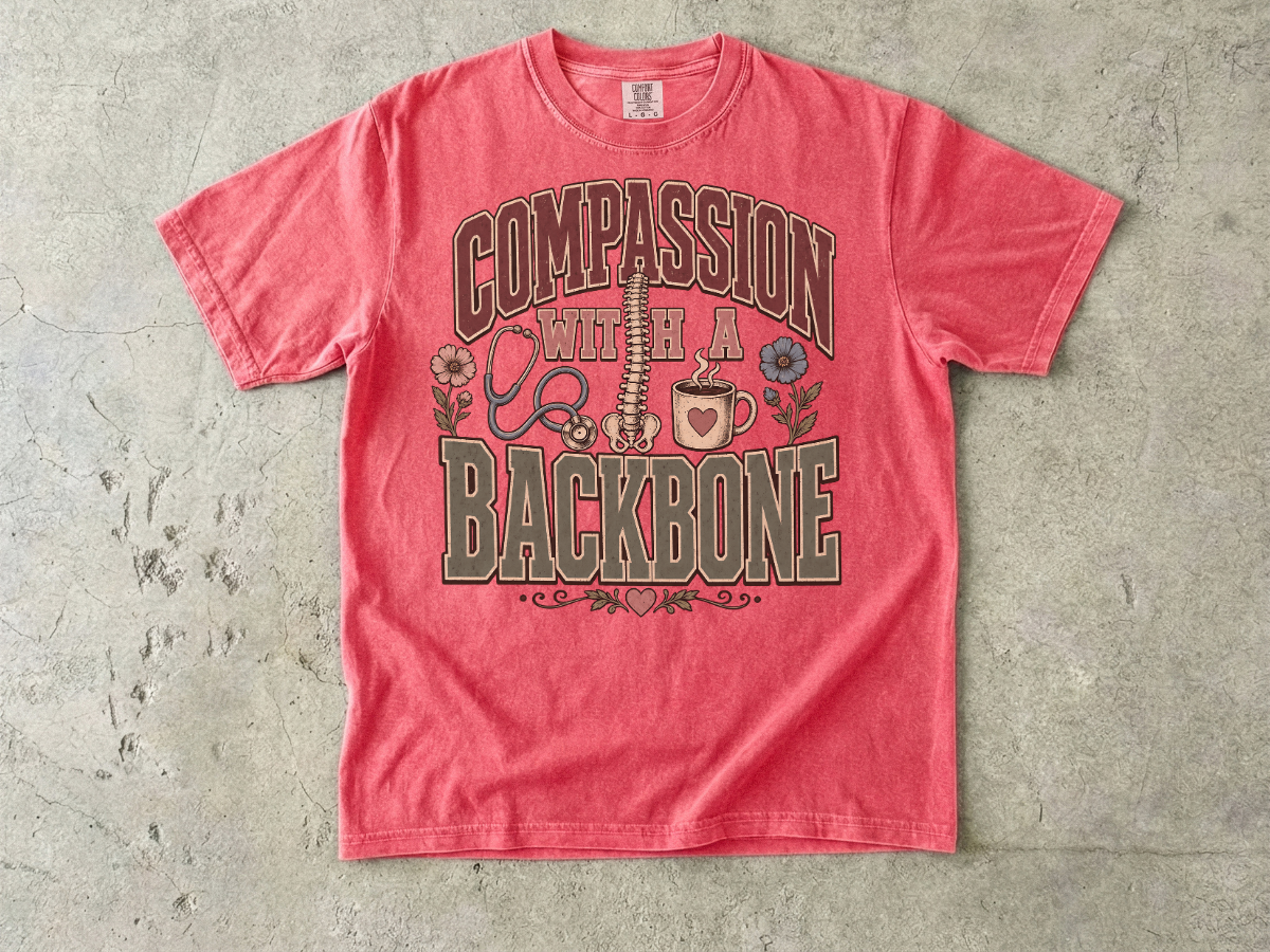 Compassion With a Backbone Graphic T-Shirt
