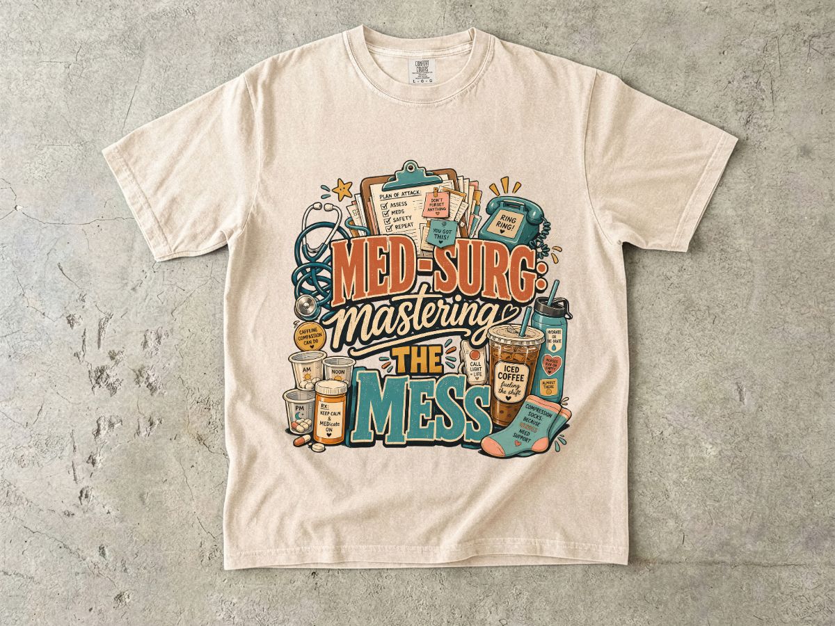 Med-Surg 'Mastering the Mess' T-Shirt