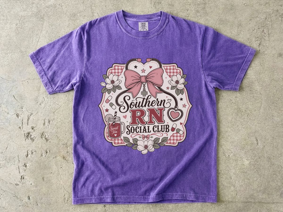 Southern RN Social Club T-Shirt — Cute Southern Nurse Graphic Tee