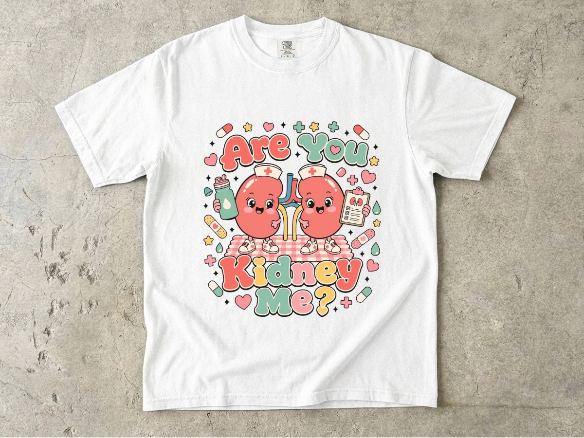Are You Kidney Me? Funny Kidney Pair Graphic T-Shirt