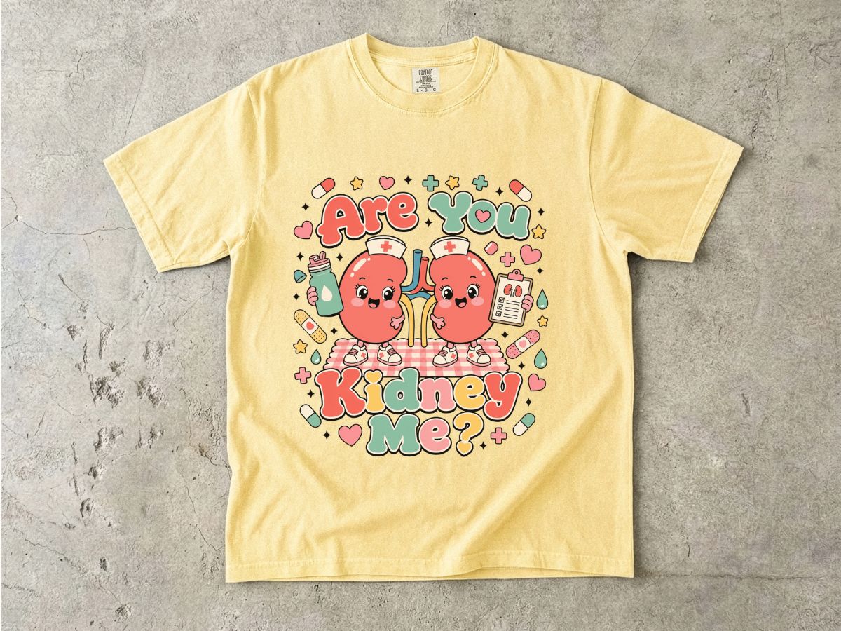Are You Kidney Me? Funny Kidney Pair Graphic T-Shirt