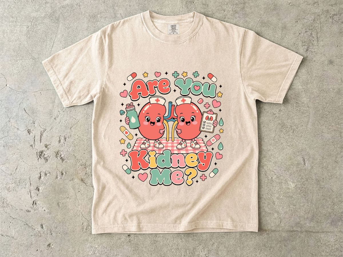 Are You Kidney Me? Funny Kidney Pair Graphic T-Shirt
