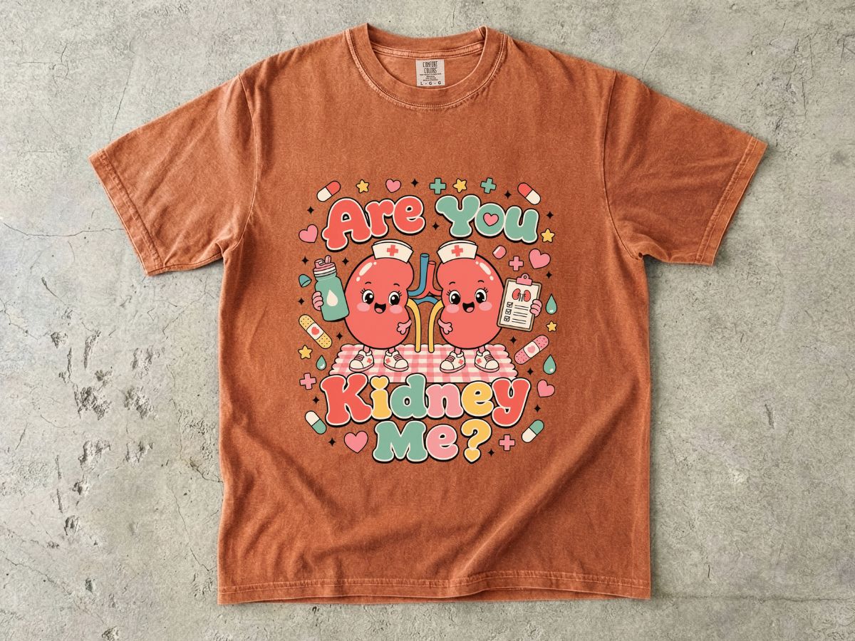 Are You Kidney Me? Funny Kidney Pair Graphic T-Shirt