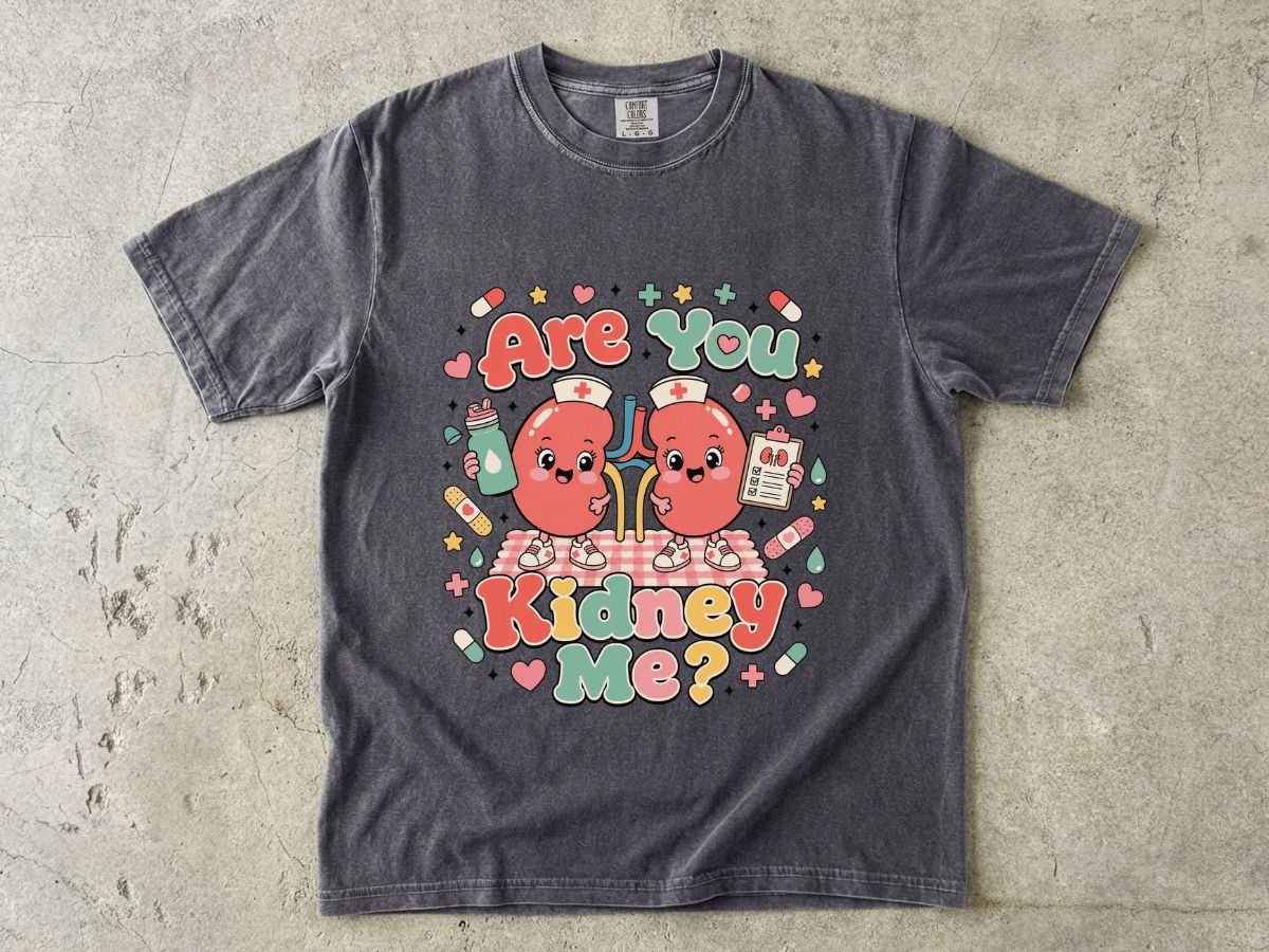 Are You Kidney Me? Funny Kidney Pair Graphic T-Shirt