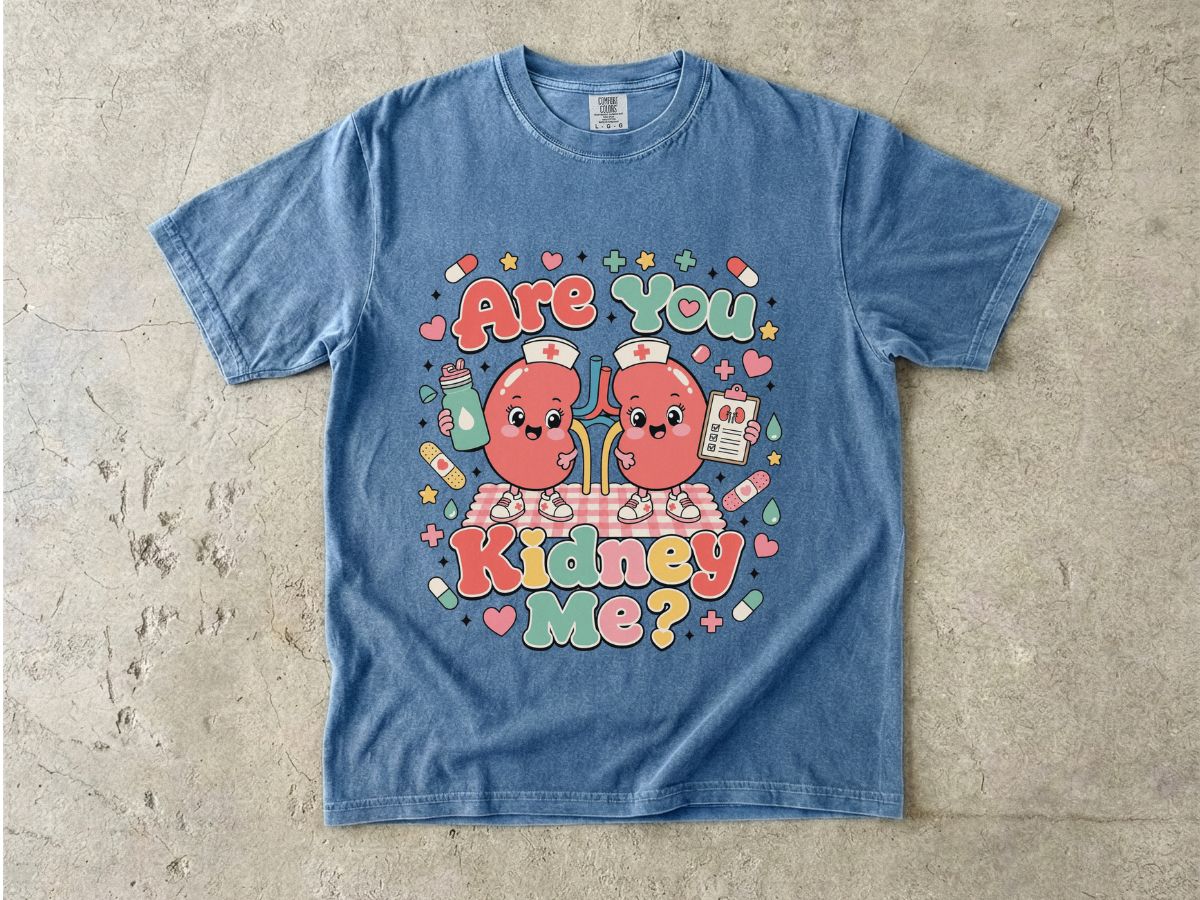 Are You Kidney Me? Funny Kidney Pair Graphic T-Shirt