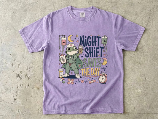 Night Shift Saves the Day T-Shirt