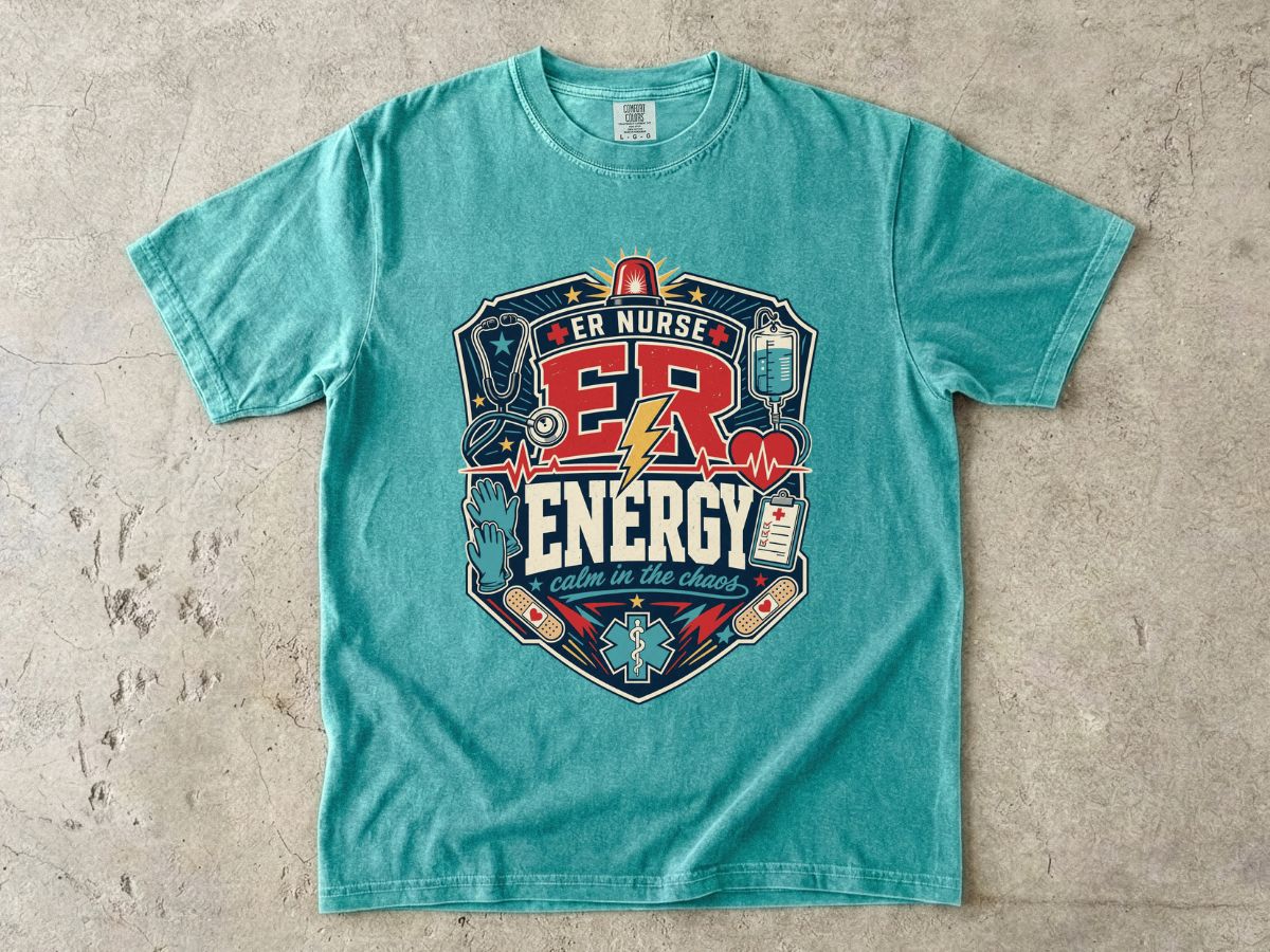 ER Nurse Energy T-Shirt — Emergency Room Medic Graphic Tee