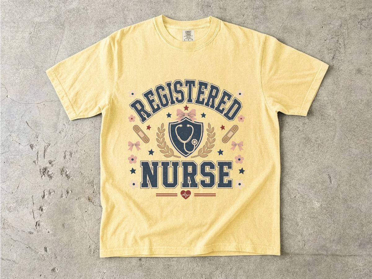 Registered Nurse T-Shirt — Proud RN Badge Tee