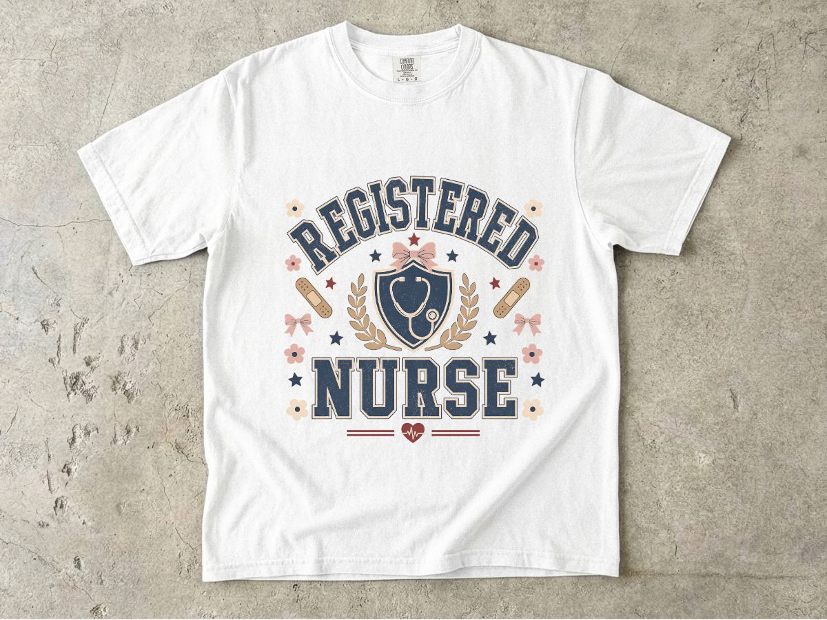 Registered Nurse T-Shirt — Proud RN Badge Tee