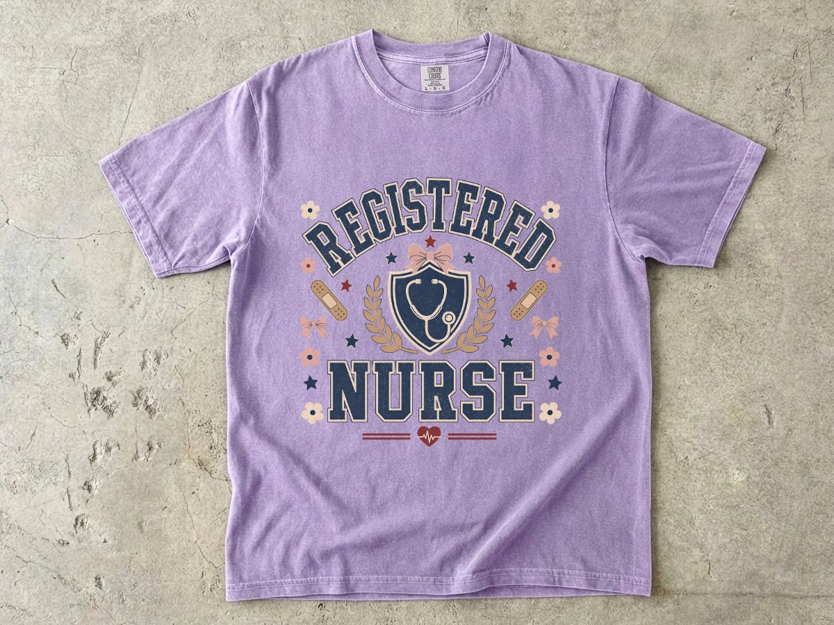 Registered Nurse T-Shirt — Proud RN Badge Tee