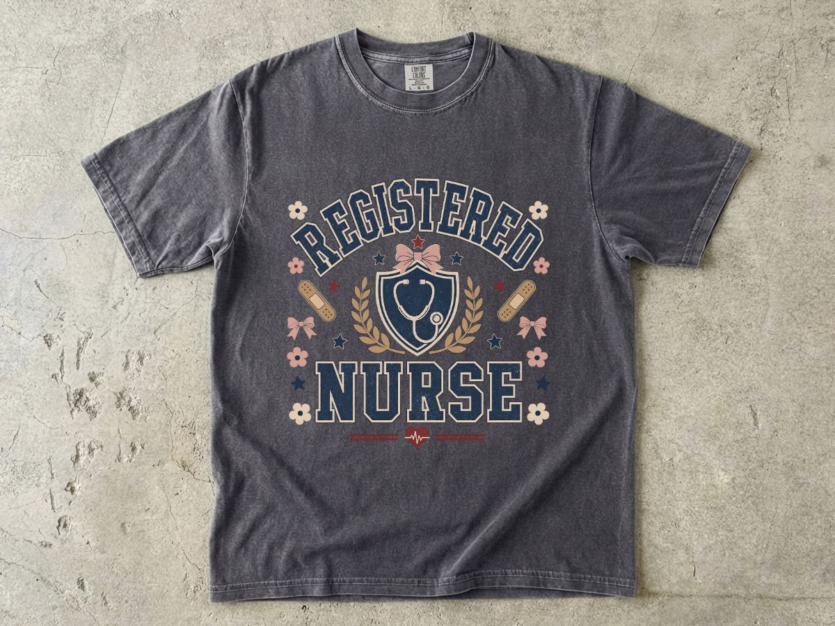 Registered Nurse T-Shirt — Proud RN Badge Tee