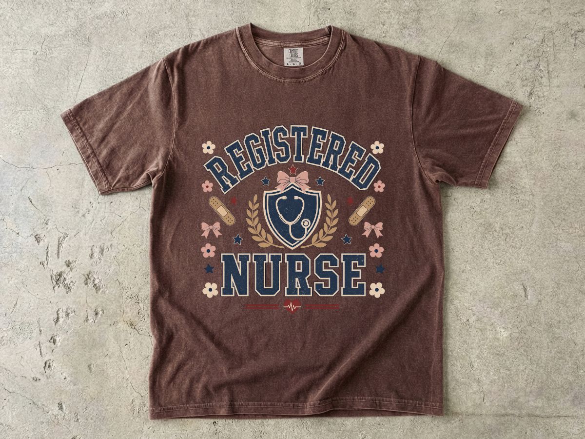 Registered Nurse T-Shirt — Proud RN Badge Tee