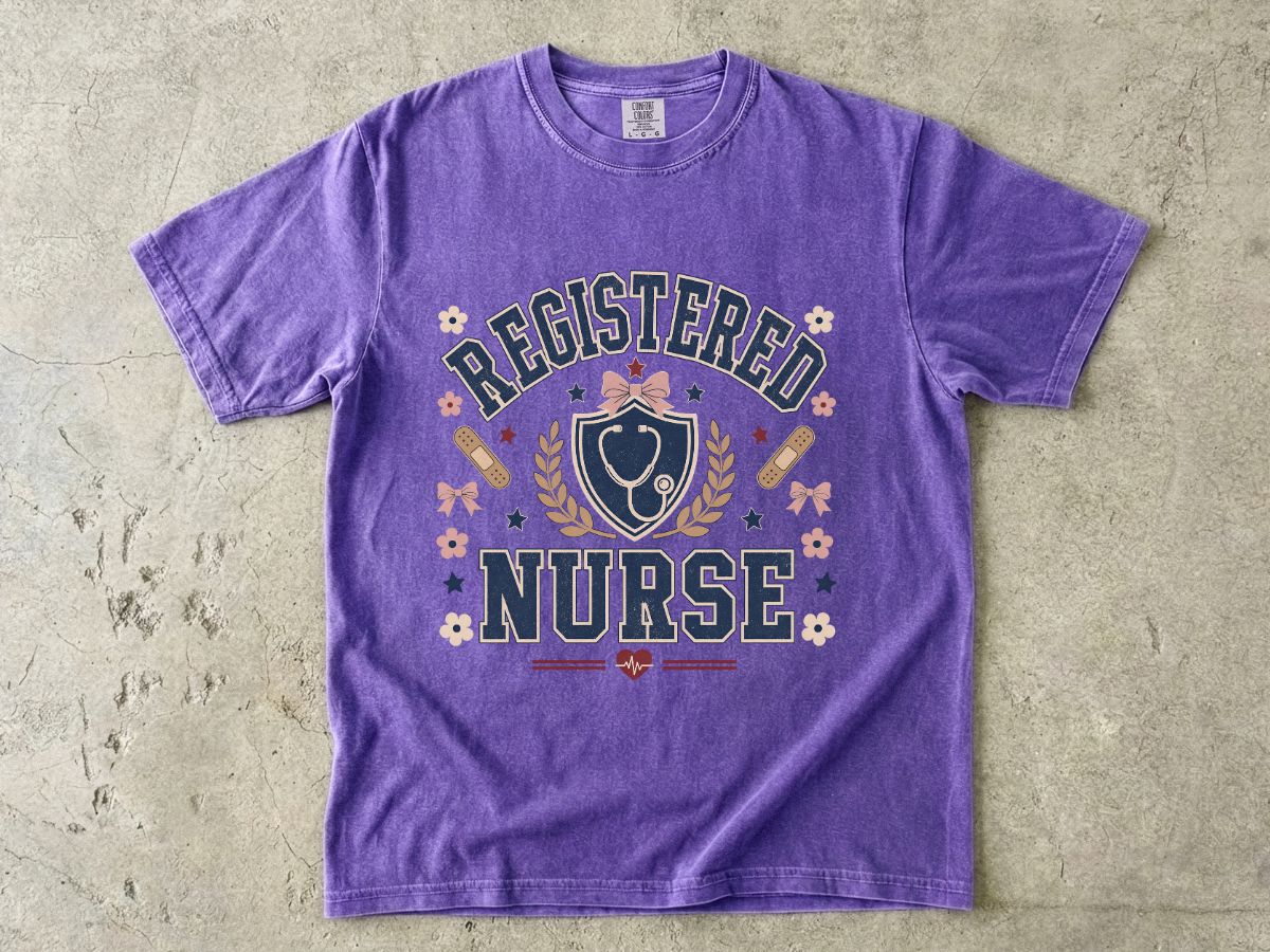 Registered Nurse T-Shirt — Proud RN Badge Tee