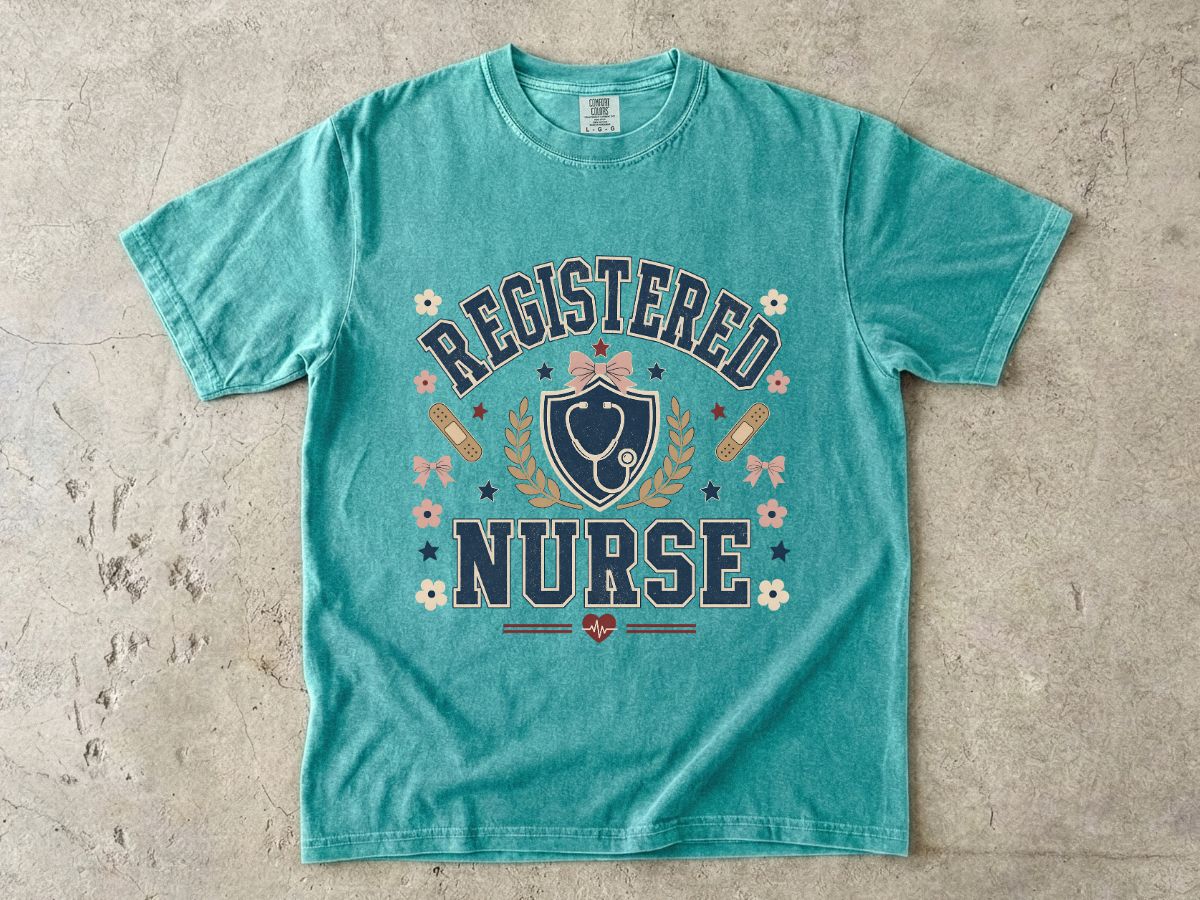 Registered Nurse T-Shirt — Proud RN Badge Tee