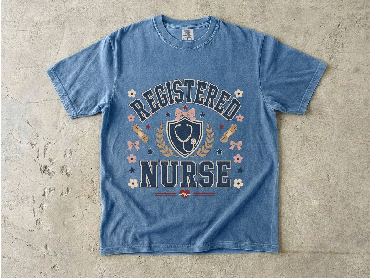 Registered Nurse T-Shirt — Proud RN Badge Tee