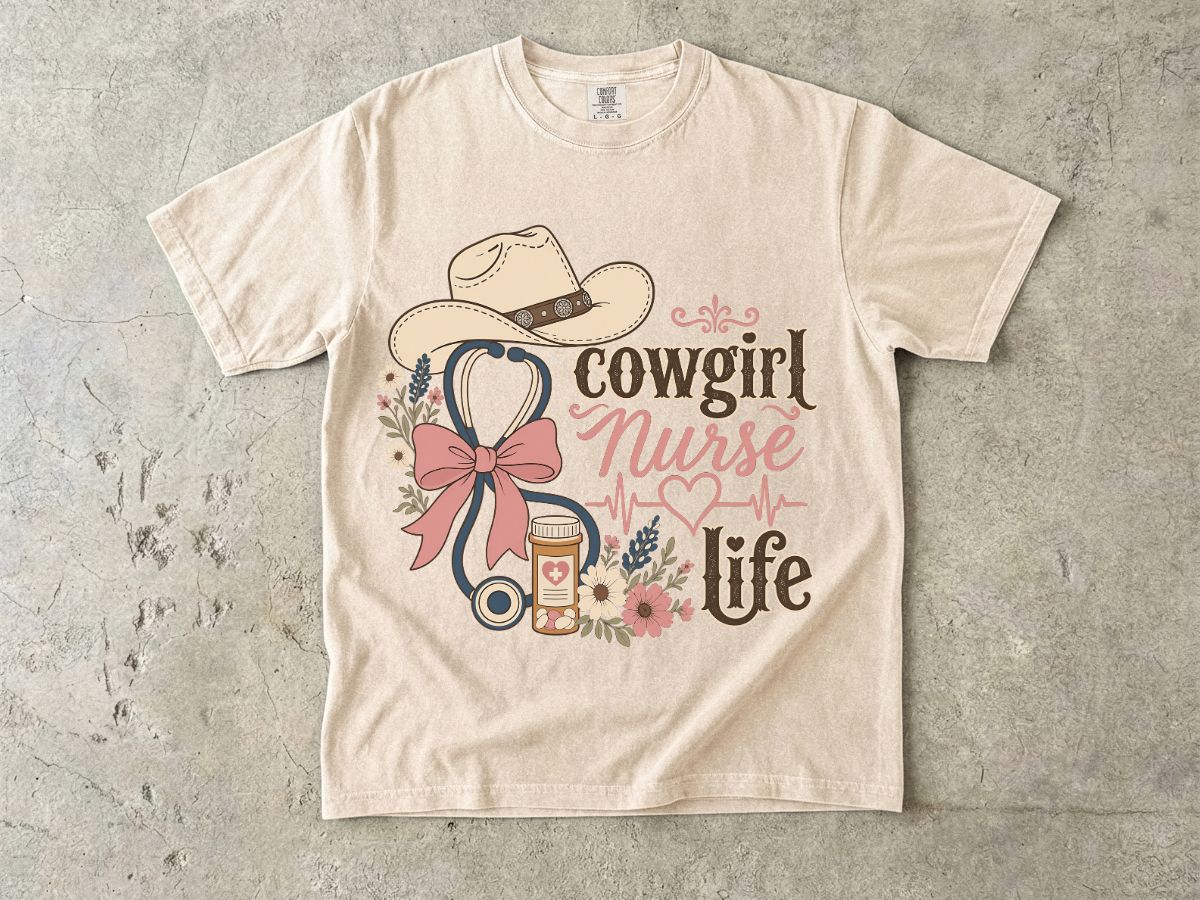 Cowgirl Nurse Life T-Shirt