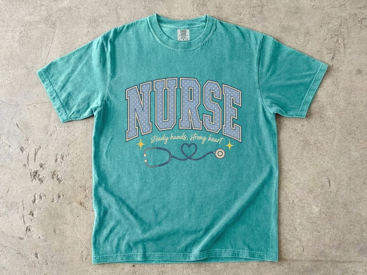 Nurse Stethoscope Heart T-Shirt — Cute Nurse Tee for Healthcare Heroes