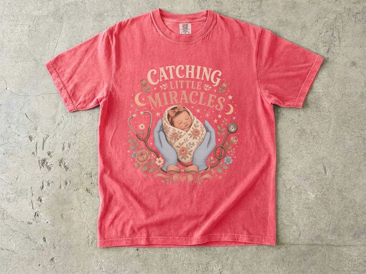 T-Shirt — Catching Little Miracles Newborn Baby Graphic Tee