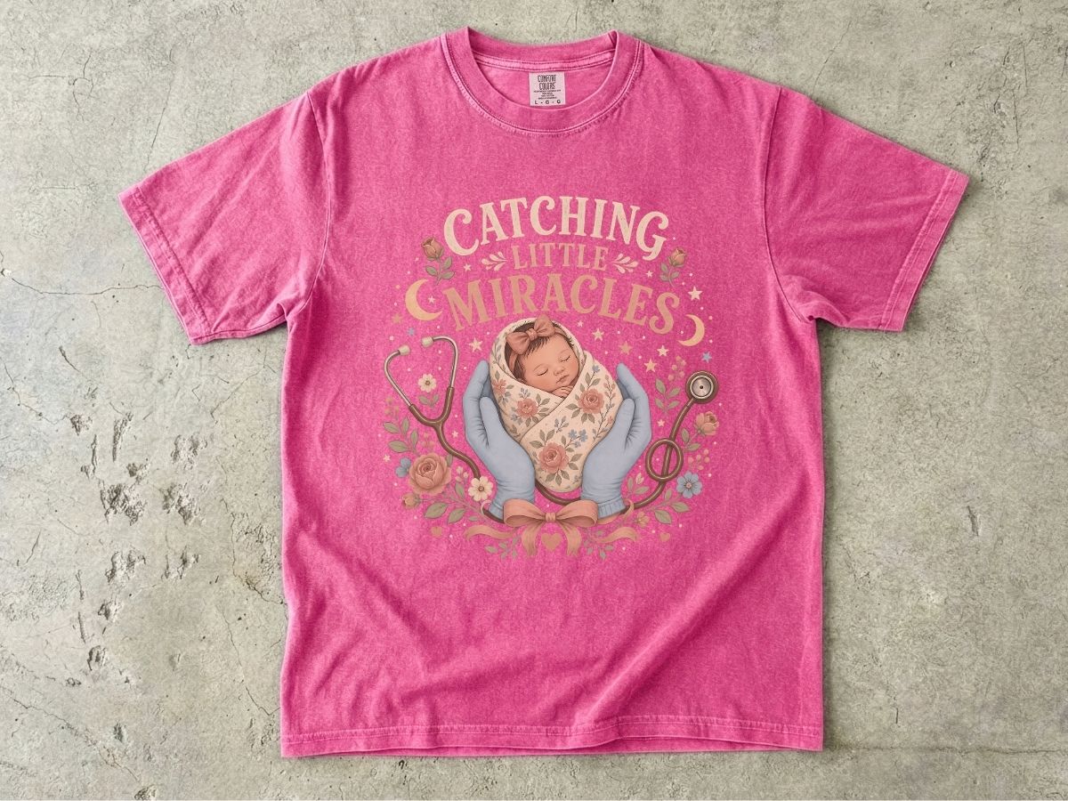 T-Shirt — Catching Little Miracles Newborn Baby Graphic Tee