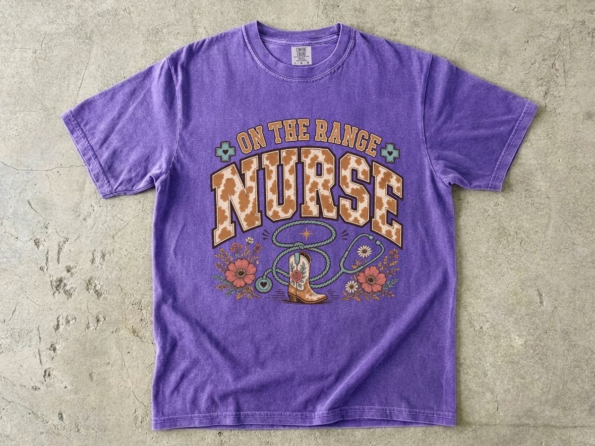 Cowgirl Nurse T‑Shirt — 'On the Ranch' Western Nursing Tee